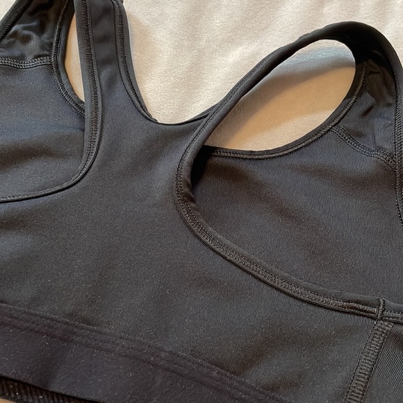 Black/White Check Nike Small Sports-bra - Picture 5 of 6